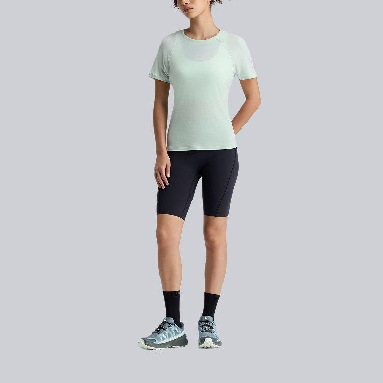 SALOMON Pl Rn Short Tight Lw Sports Elastic Breathable Fitted Running Shorts Women Shorts Deep-Black LD0003400