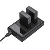 Andoer LP-E12 USB Intelligent Charger & Battery Kit 1PCS Dual Channels Camera Battery Charger +
