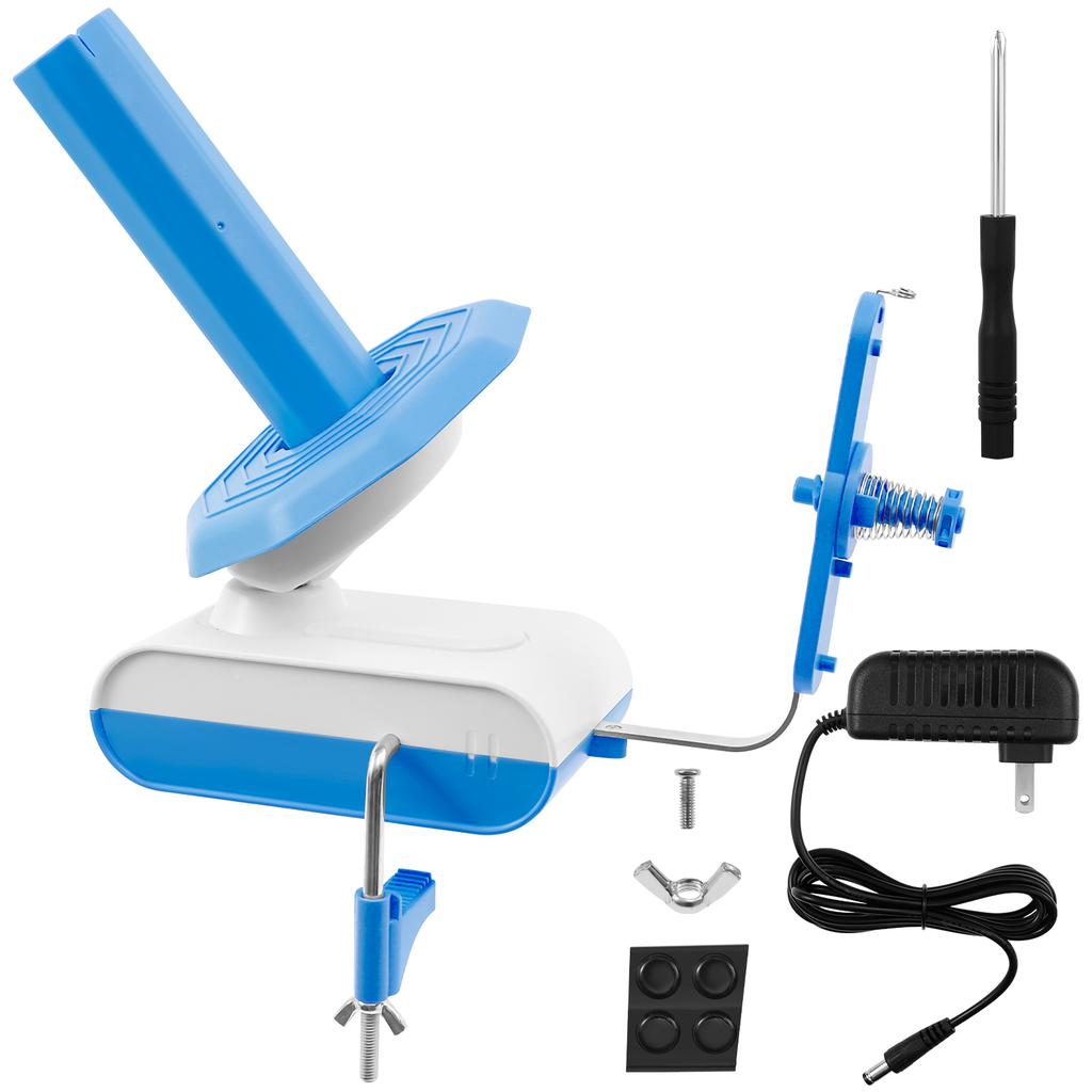 Electric Yarn Ball Winder Yarn Dispenser Yarn Roller Cake Winder DIY Crafts for Crocheters Knitters Crocheting Wool Collection