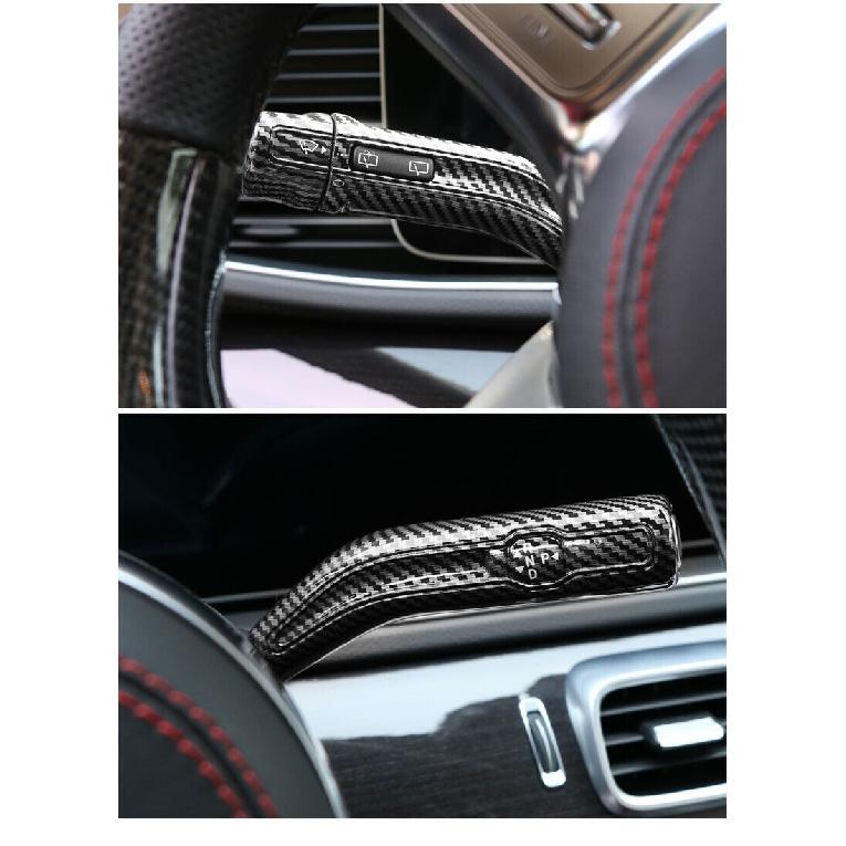 For Mercedes-Benz A200 B-class GLA Carbon Fiber Shift Lever Wiper Rod Cover Trim