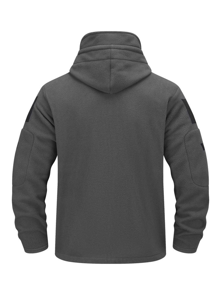 Men's Warm Fleece Hooded Jacket - 2025 Autumn/Winter Collection