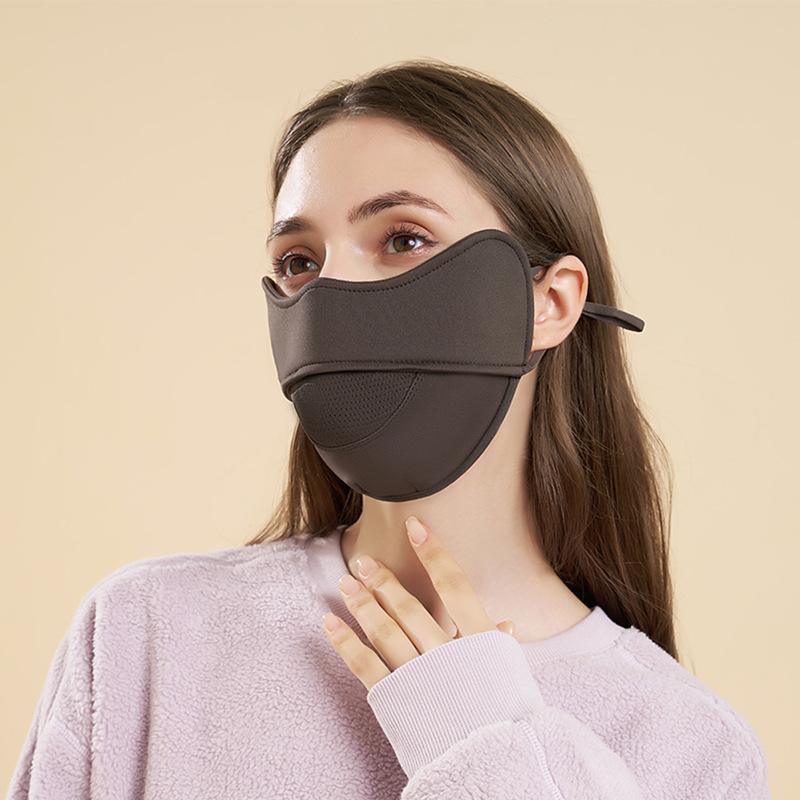 Unisex Fleece-Lined Winter Mask: Windproof, Cold-Resistant, Eye Corner Protection for Outdoor Warmth