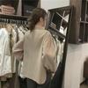 Retro Hong Kong Style Shirt Jacket Autumn Ladies French Design Sense Niche Short Section Long-sleeved Tops
