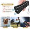 Pet Dog Repeller Anti Dog Barking Device with LED Flashlight Dual Sensor Ultrasonic Bark Control Device 3 Modes for Small Dogs