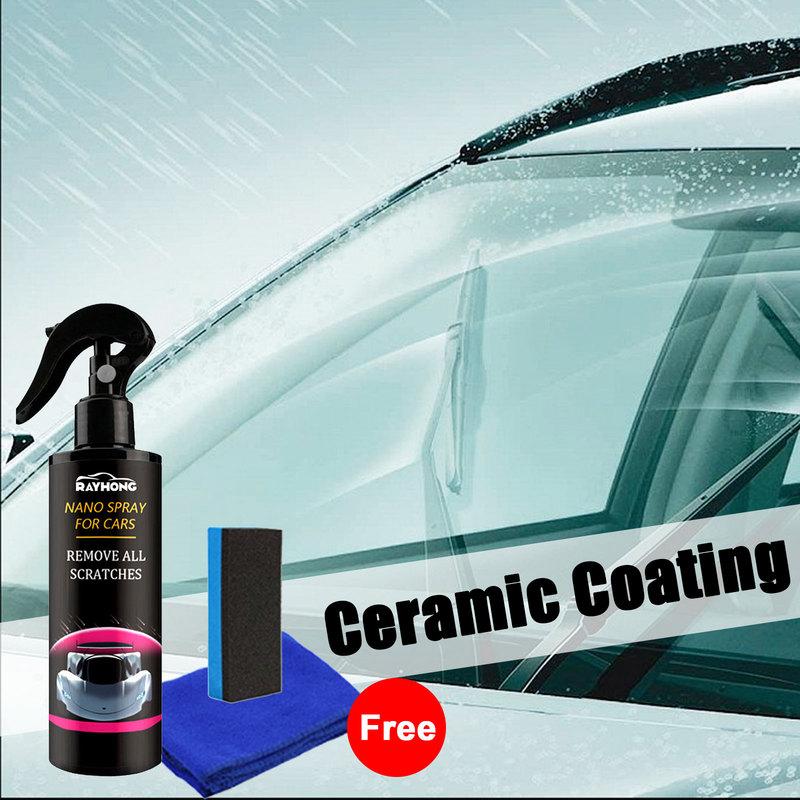 RayHong Car Ceramic Nano Coating Liquid Coatin Auto Scratch Remover Nanos Spray Hydrophobic Layer Polishing Paint Coating Agent