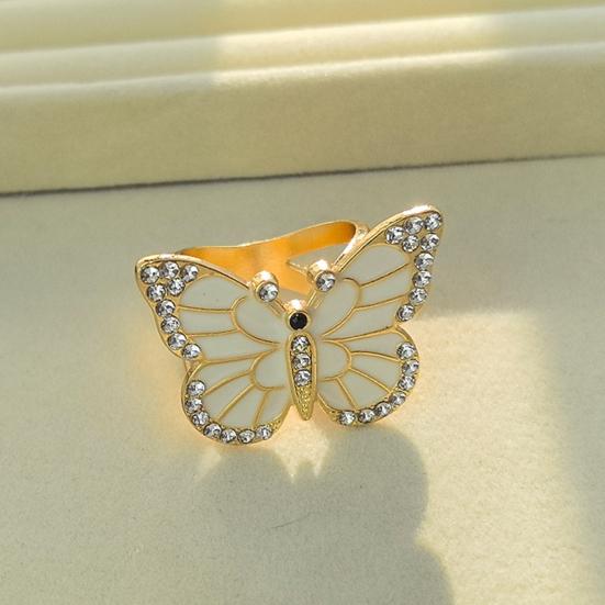 Rhinestone Butterfly Scarf Ring Elegant Scarf Clip Ring X-shape Scarf Holder Ring for Women Silk Scarves Neckerchief Shawls Fashion Accessories