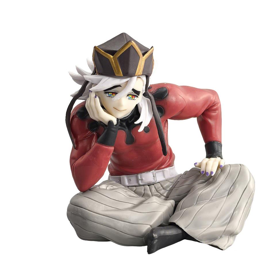 4stely Anime Demon Slayer Figure Model Juuni Kitsuki Akaza Battle Figure Doll Kimetsu No Yaiba Desktop Decoration Collection Gif