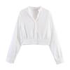 European and American Style, New Women's Clothing, Foreign Style, Fashionable and Fashionable, Fashionable White Embroidered Shirt