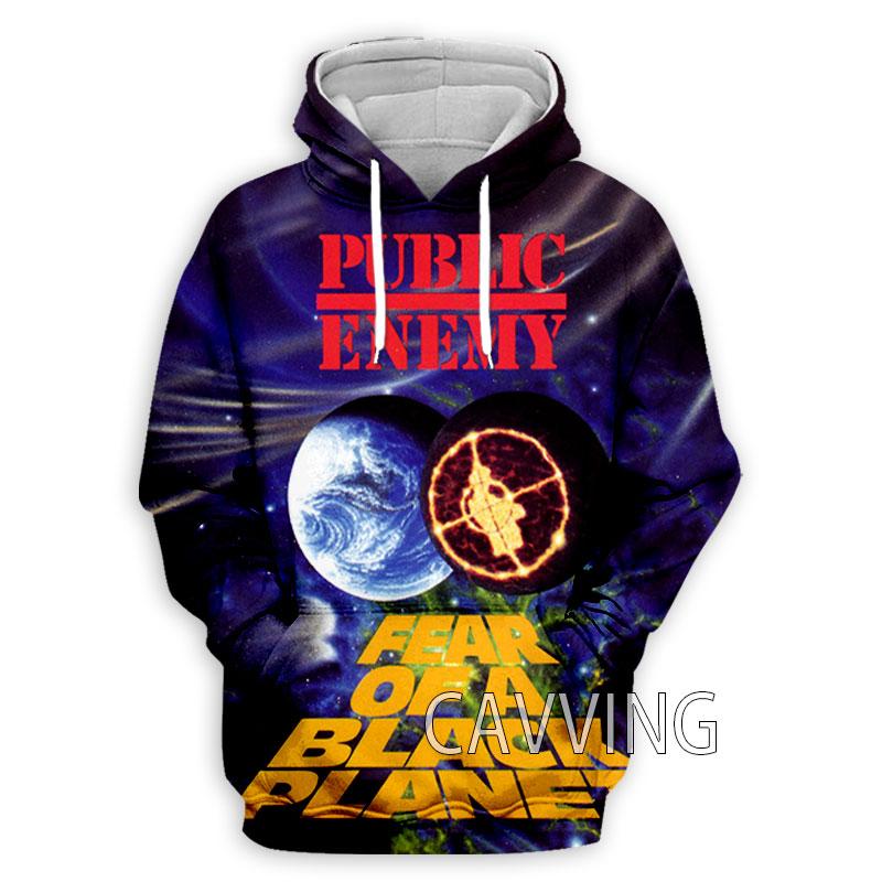 New Fashion Women/Men's 3D Print Public Enemy Hoodies Hooded Sweatshirts Harajuku Hoodie Sweatshirts Tops Clothing