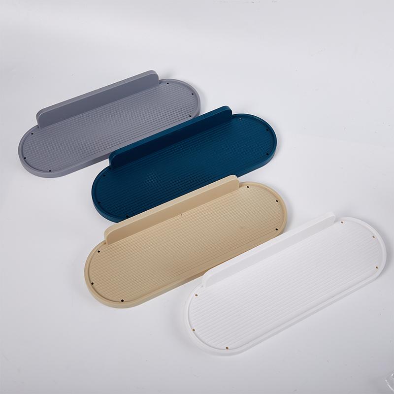 Mensola per il bagno, organizer per la doccia, montaggio a parete, porta shampoo, senza foratura, mensole per il bagno, perforazione gratuita, contenitori per la cucina