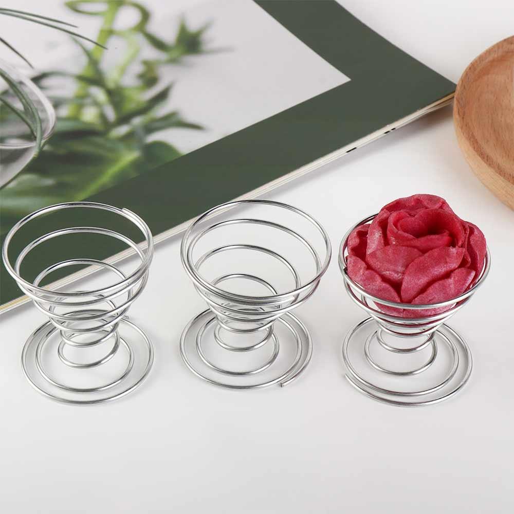 3Pcs/set Spring Wire Spring Base Holder Pineapple Base Spring Wire Egg Tray  Home Decor