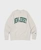 New Jersey Cvc Crewneck Sweatshirt Beige