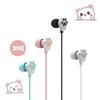 3.5Mm Wired Earphones For Girls Cute Cat Paw In-Ear Headphone With Mic Gaming