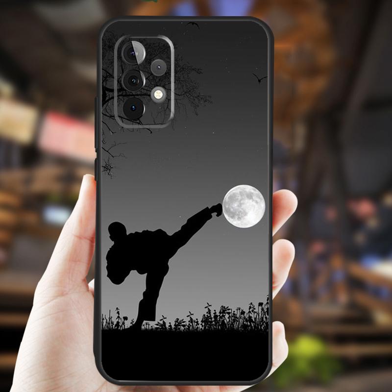 Kung Fu Taekwondo Karate Case For Samsung Galaxy A32 A56 A16 A15 A22 A52 A54 A14 A26 A36 A55 A35 A05 A06 A53 A33 A13