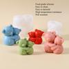 Love Little Bear Embraces Silicone Mold Food Grade Silicone Used for Candles Plaster Handmade Soap Cake Chocolate Candle Making