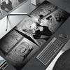 Kawaii Misa Amane Laptop Büro Schreibtischunterlage Waschbarer Gamer Tastatur Teppich XXL Manga Death Note Rutschfeste Gummi-Mausmatte Jungen Geschenke