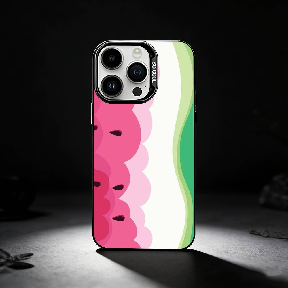 

Fruit W-Watermelon Phone Case For iPhone 17,16,15,14,13,12,11 Plus,Pro Max,XS,Colored silver phone case iPhone15pro