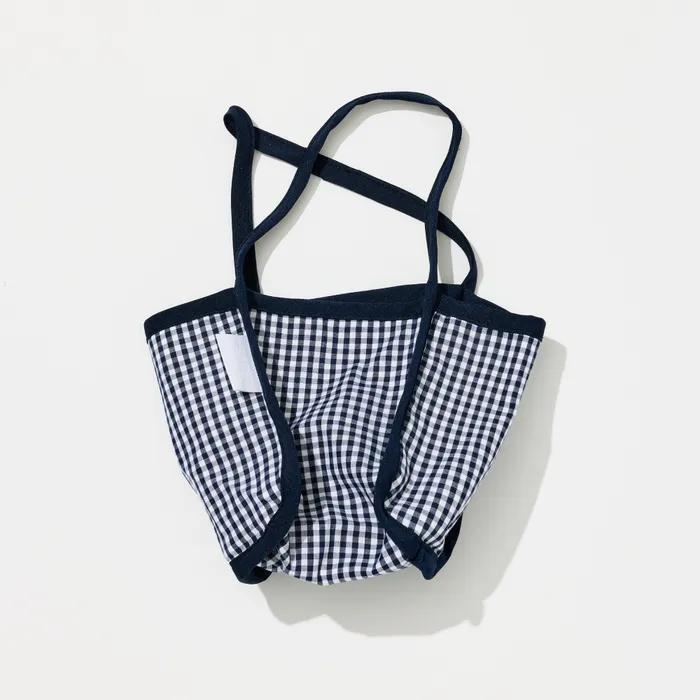 Safe Sunday Strap Prestige Mini Bag (Navy Gingham Check)