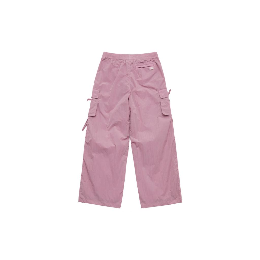 New MLB Boston Red Sox Basic Collection SSS25 Cargo Pants Women's Heather Gray Purple 3FWPB0653-43PPM