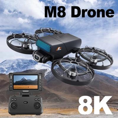 New Model M8 Drone 8K Professional GPS 4K HD Camera Drones 5G WIFI Brushless Motor Optical Flow Hovering Folding Quadcopter Toys