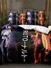 Hot Sale Anime Uchiha Naruto Uzumaki Red Cloud Bedding Sets Household Quilt Duvet Cover Itachi Home Textile Bed Suit Kids Gift