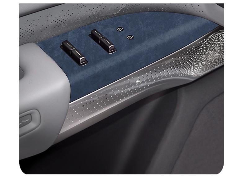 Zeekr 7X Alcantara Suede Window Panel Decorative Sticker - Car Interior Protection Accessories