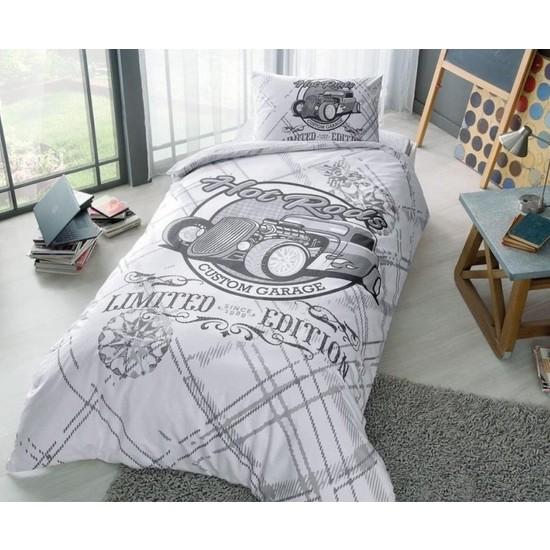 

Tac Duvet Cover Set Single Rods Серый