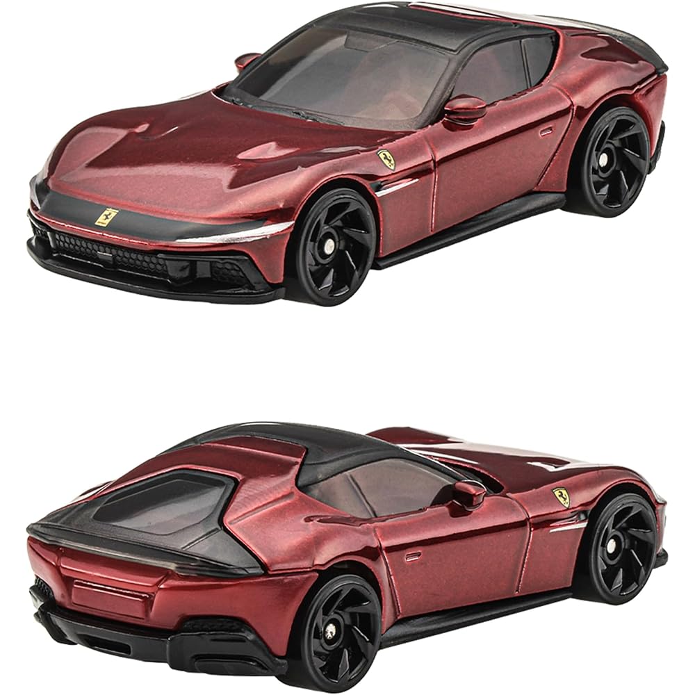 Hot Wheels Basic Car Ferrari 5-Pack 1:64 Scale Diecast Toy Cars for Ages 3 and Up