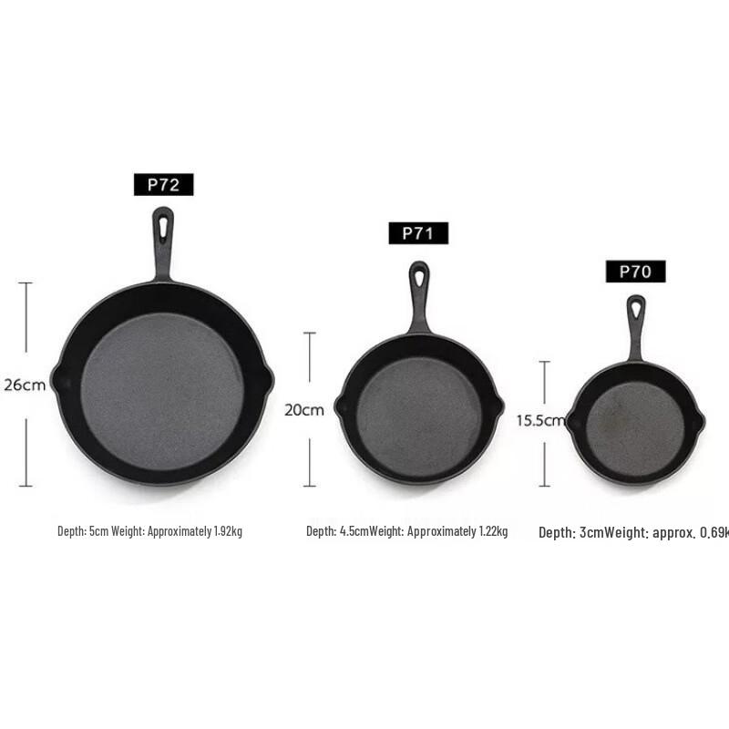 Wutuo Cast Iron Small Egg Frying Pan