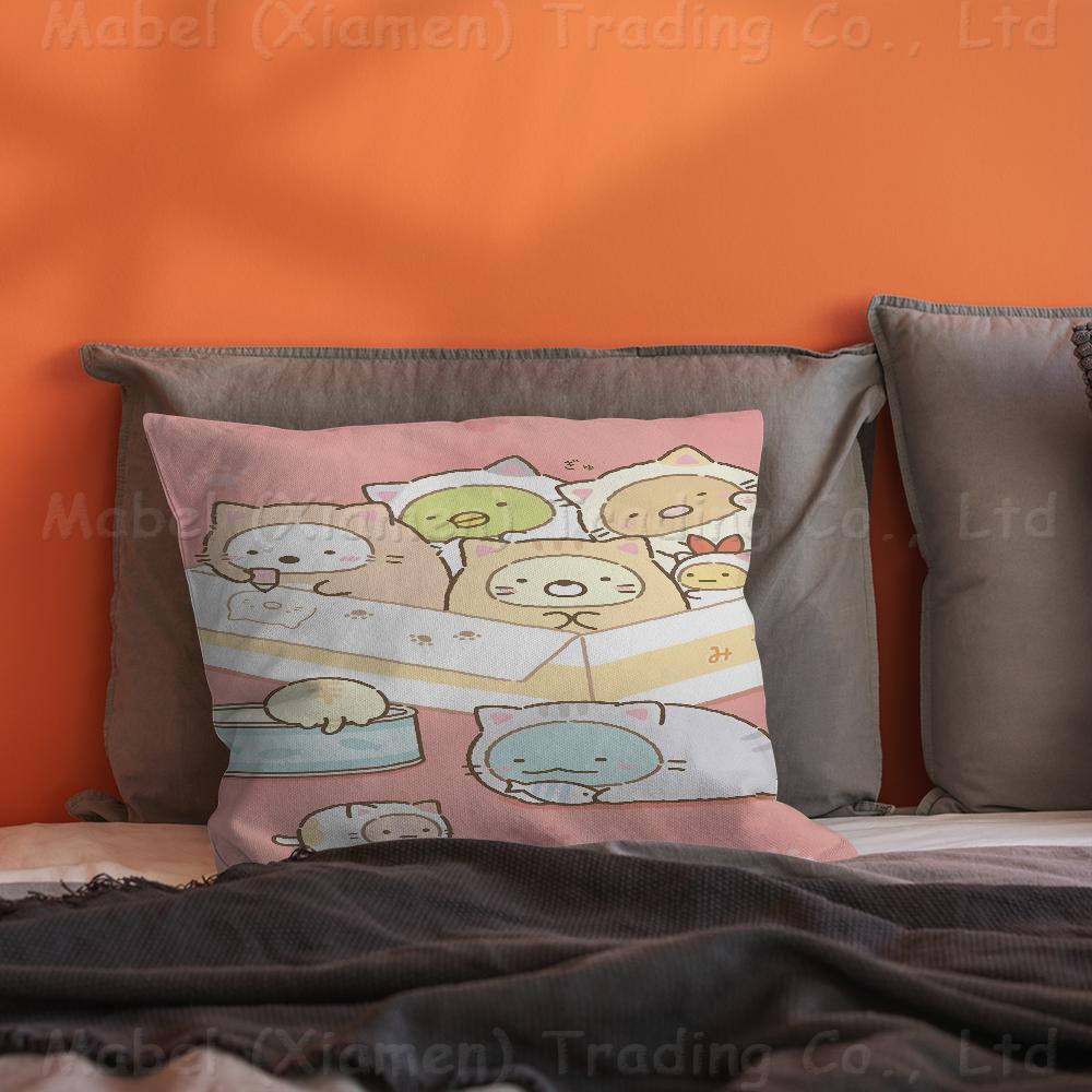 Japan Anime Sumikko Gurashi Pillow Gift Home Office Decoration Pillow Bedroom Sofa Car Cushion CoverPillow Case