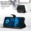 Wallet Case for Honor X6c 4G/X6b 4G/X6a 4G/X5b/X5b Plus Solid Color Leather Protective Phone Cover