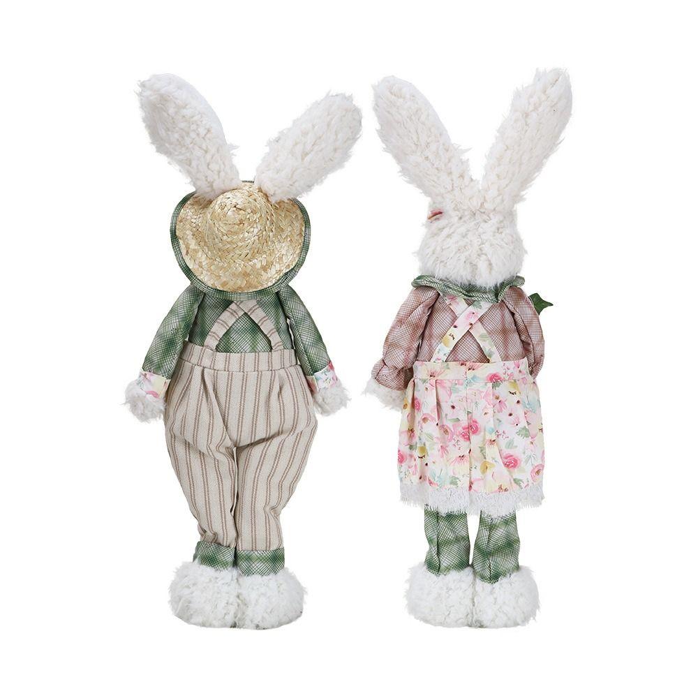 Large Easter Bunny Doll Cute Merry Easter Decoration Rabbit Doll Ornaments Home Party Decorations