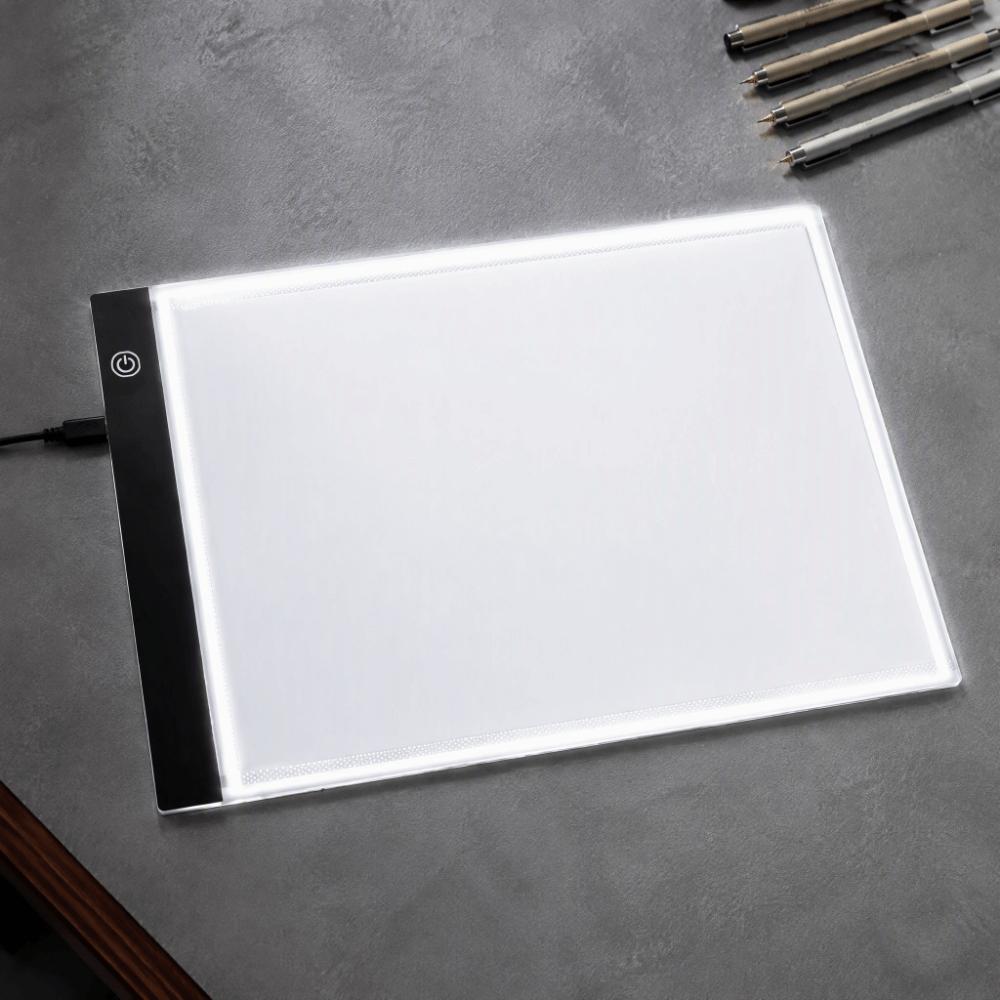 Three Level Dimmable Led Light Pad Eye Protection Light-transmitting Painting Pad Brightness Adjustable A4/A5