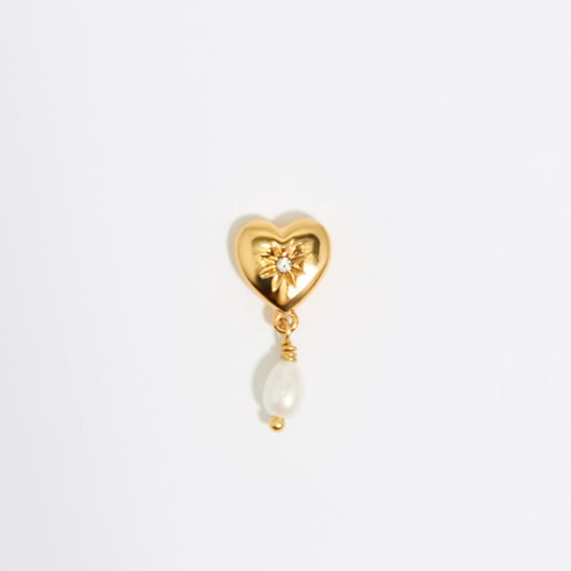 BIMBA Y LOLA [25SS] BIMBA Y LOLA Heart Stone Earrings B255AIW025GOF