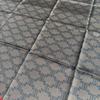 Used CELINE Handkerchief 58cm Scarf Macadam All-over Pattern Silk Blend