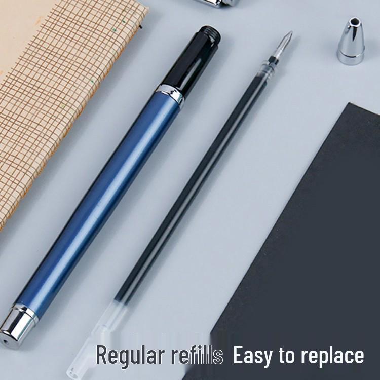 Deli S82-01 Metal Bullet Tip 0.5mm Signature Pen