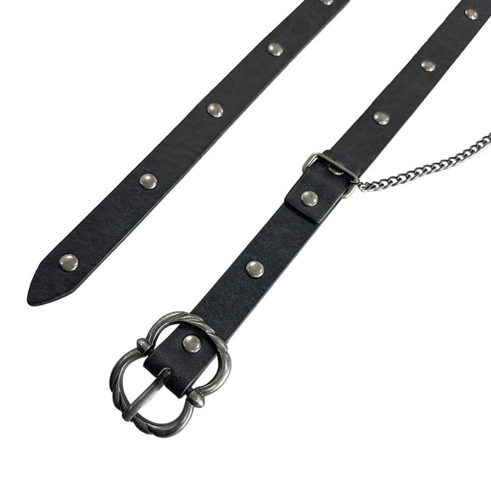Metal Pin Buckle Viking Waist Belts Adjustable Chain Belt Dress Wear