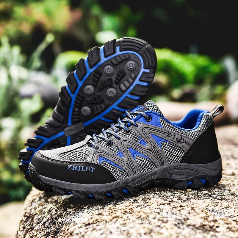 36-44Men's/Women's Mesh Breathable Hiking Shoes Fashion Wear-resistant Non-slip Hiking Sneakers