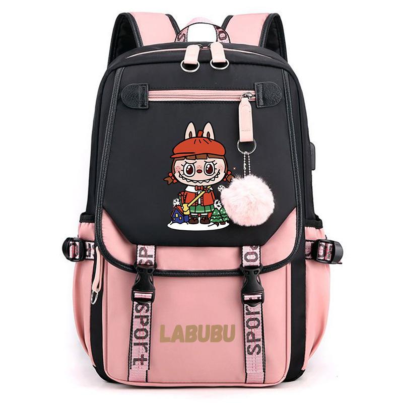 2024 New Labubu Labubu Primary School Schoolbag Boys 1236 Grade Boys Children Backpack
