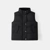 Kids' Stand-Up Collar Winter Down Vest - Boys' Thickened Korean Style Outerwear