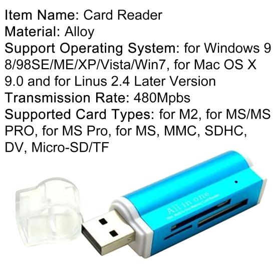 TF Card Reader Stable Mini Card Reader Micro Memory TF size Durable