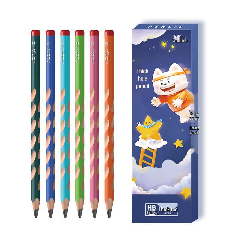 Ergonomic Grip Triangular HB Pencils