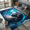 3D Dream Animal Cartoon Panda Cute Carpet Rug for Living Room Bedroom Home Sofa Decoration,Kid Area Rug Non-slip Floor Mat Gift