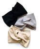 VINGTAINE Simple Wide Cross Solid Wide Turban Hair Hairband, Color, Hairband, Accessory, HB-111-GY