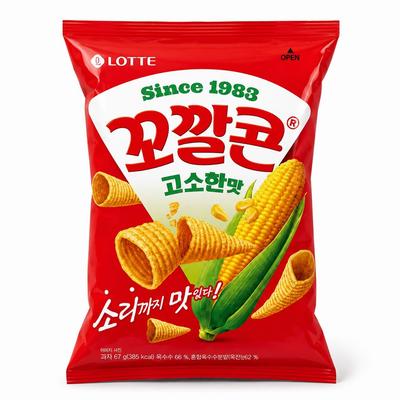 Lotte Kokal Corn Snack (Rich Corn Flavor) 67g