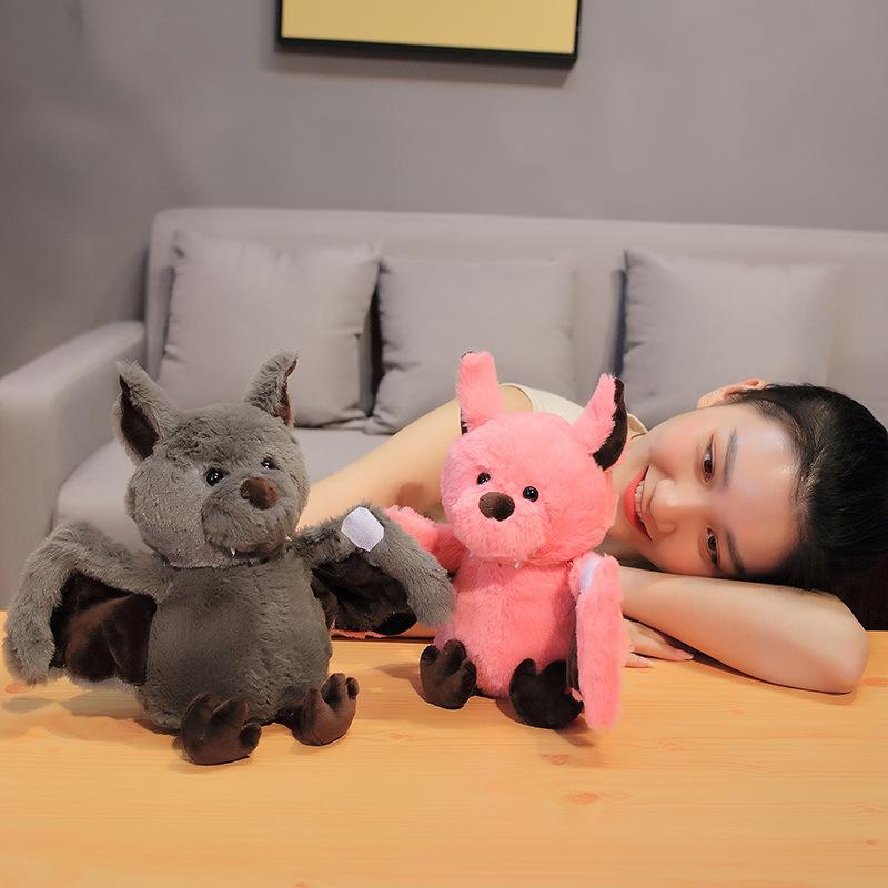 Cartoon Bat Plush Toy Cute Long Hair Bat Doll