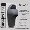 Thick Soled Household Slippers, Unisex Fashionable Gradient Sandals, Contrasting Color Open Toed Home Shoes, Height Increasing Slippers