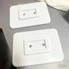 2 Pcs Leveling RV Awning Support Footplates Camping Awning Base Bracket for Omnistor Camping RV