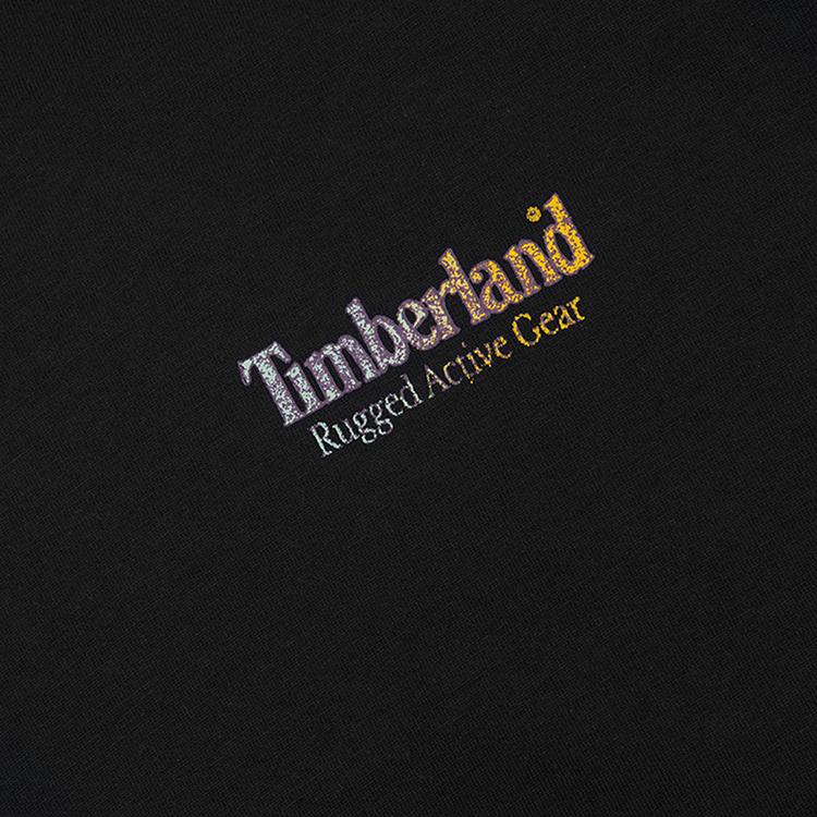 Timberland Comfortable Cotton Short Sleeve Outdoor Casual Breathable T-Shirt Men Tops Black A6A8B001