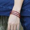 Multi-layer Bracelet Braided Twist Leather Cord Men Bracelet